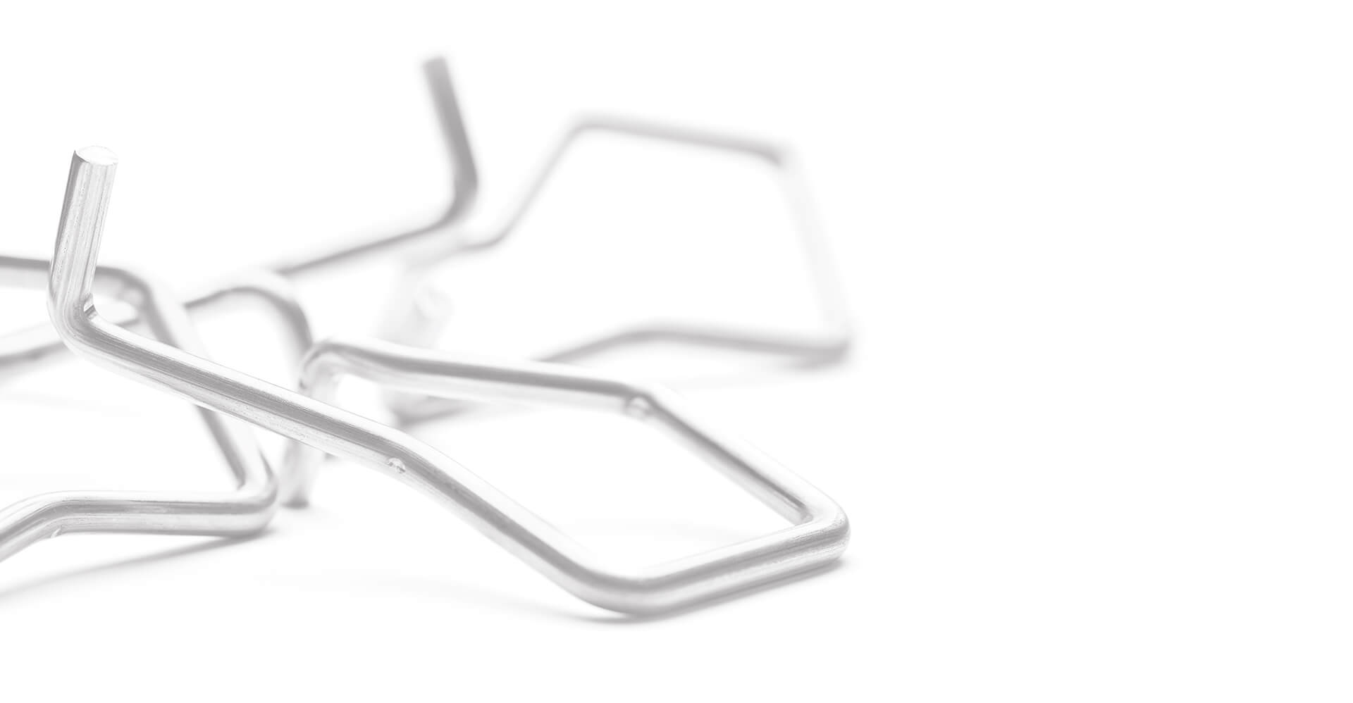 Bent wire components